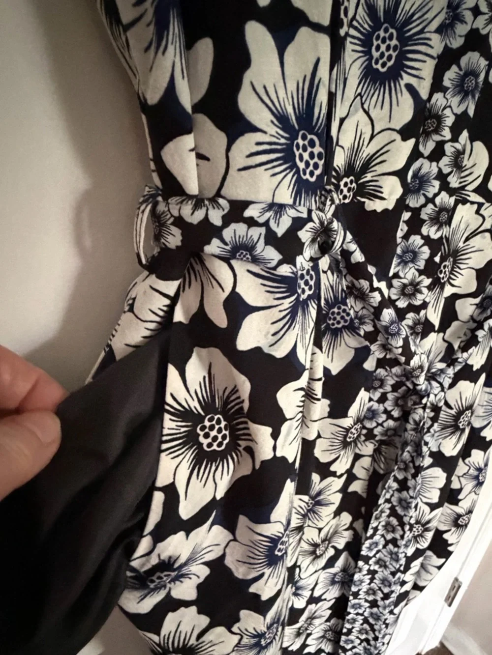 Kate Spade New York Hollyhock Silk Printed Jumpsuit Size XL Black Multi Silk